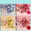 Keychain With Cartoon Plush Pendant For Kids And Gift Giving