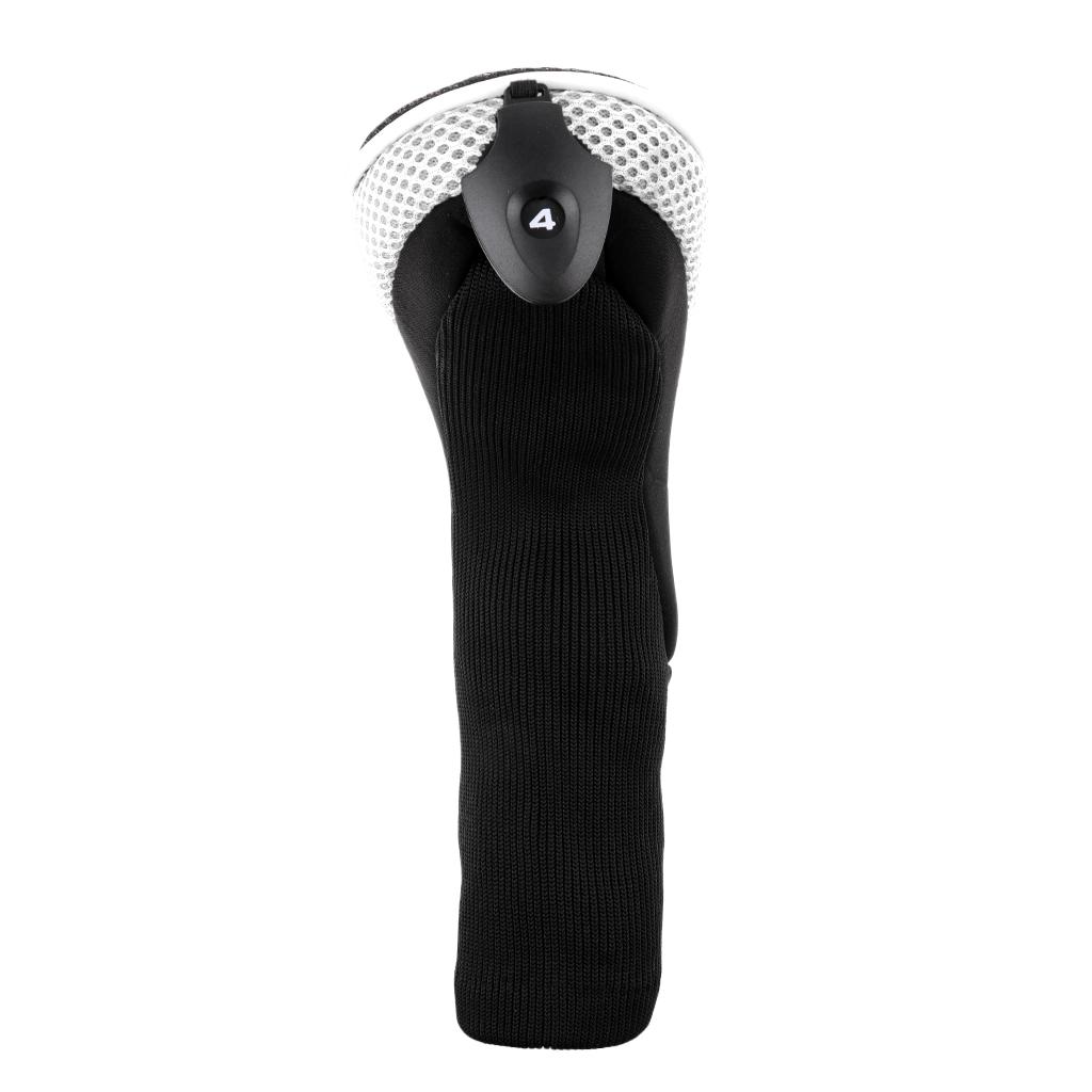 2 Pieces Long Neck Golf Hybrid Club Interchangeable Number Tags for Men Women Playing Outdoors