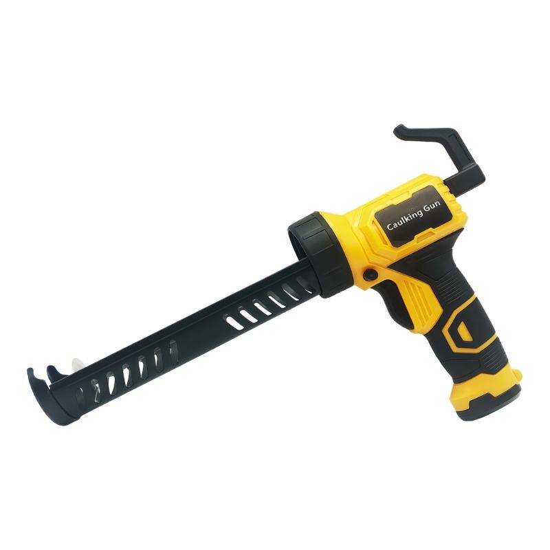 

Battery Powered Electric Caulking Tool With 6Speed Setting LED Light For Precise Sealing In Dark Areas AntiDrip Systems 1