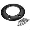 Universal Car 6 Bolts 70mm Steering Wheel Horn Center Ring Black