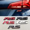 3D ABS Car Sticker Logo RS Letters Rear Trunk Emblem Badge For Chevrolet Road Sport Cruze Camaro Trax Blazer Malibu Accessories