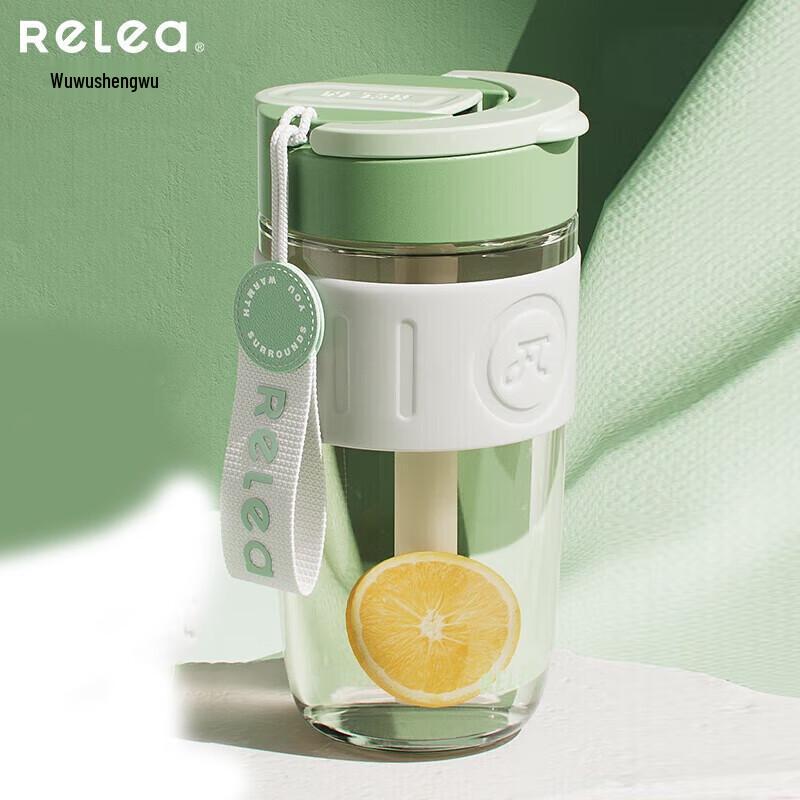 

RELEA Glass Dual-Drink Hydration Bottle