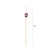 100pcs Smooth Surface Skull Bamboo Stick Natural Material Cocktail Sticks Toothpick  Thanksgiving