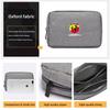 Car Data Cable Charger Portable Hard Disk Organizer Storage Bag For Abarth Freemont Strada 500x Grande Punto Ducato Stilo Palio