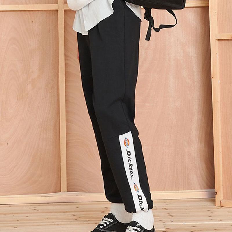Dickies Adjustable Drawstring Cuff Printed Casual Pants Men bottoms Black DK007027BLK