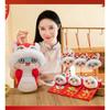 Year Of The Snake Mascot Plush Toy Cute Cartoon Girl Birthday Gift Doll Pendant
