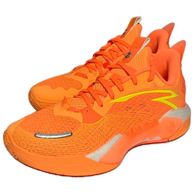 Anta Crazy Tide 5 Kyrie Performance Stable Non-Slip Wear-Resistant Rebound Low-Top Basketball Shoes Men Sneaker Orange 112421606S-2