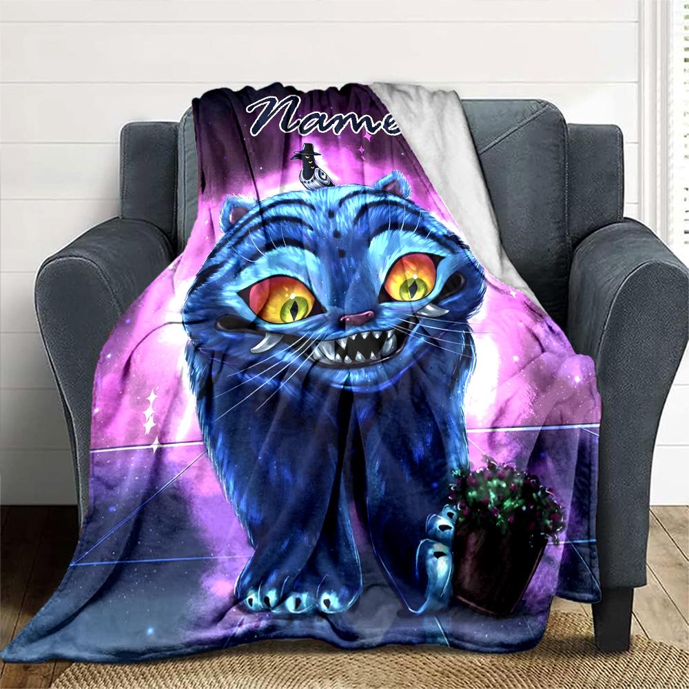 Customizable KPop Demon Hunters19 Throw Blanket – Personalized Name, All-Season Cozy Snug Blanket, Machine Washable, Personalized Blanket