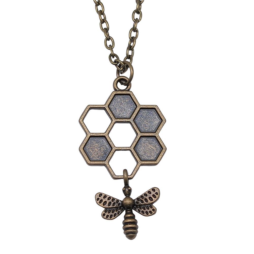 Openwork Dragonfly Pendant Necklace Insect Nature Boho Jewelry 45cm or 70cm long chain