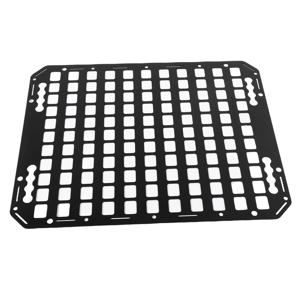 Truck Bed Molle Panel Aluminum 18.27x22.99x0.08in   Storage   Tools Rack for Sedans SUVs Pickups Trucks RVs Trailers