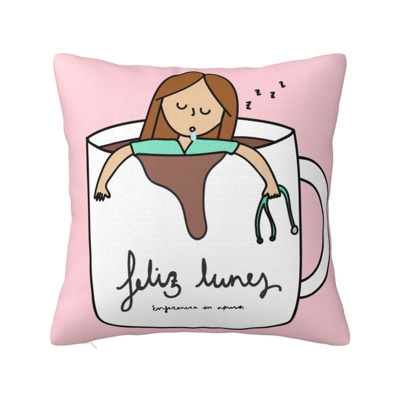 Luxury Cartoon Doctors Nurse Cushion Covers 45x45cm Soft Nursing Medical Print Pillow for Car Square Pillowcase Home Decorative