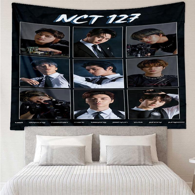 Kpop Music Tapestry Hanging for Bedroom,Livingroom, Playroom,Decor Art Room Wall Tapestry Holiday and Birthday Gifts