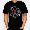 Sommer T-skjorte for menn med korte ermer for menn T-skjorte Pi Symbol Skisse trykt Oversized T-skjorte Herre Topp T-skjorte Matematikk Herre Tee klær