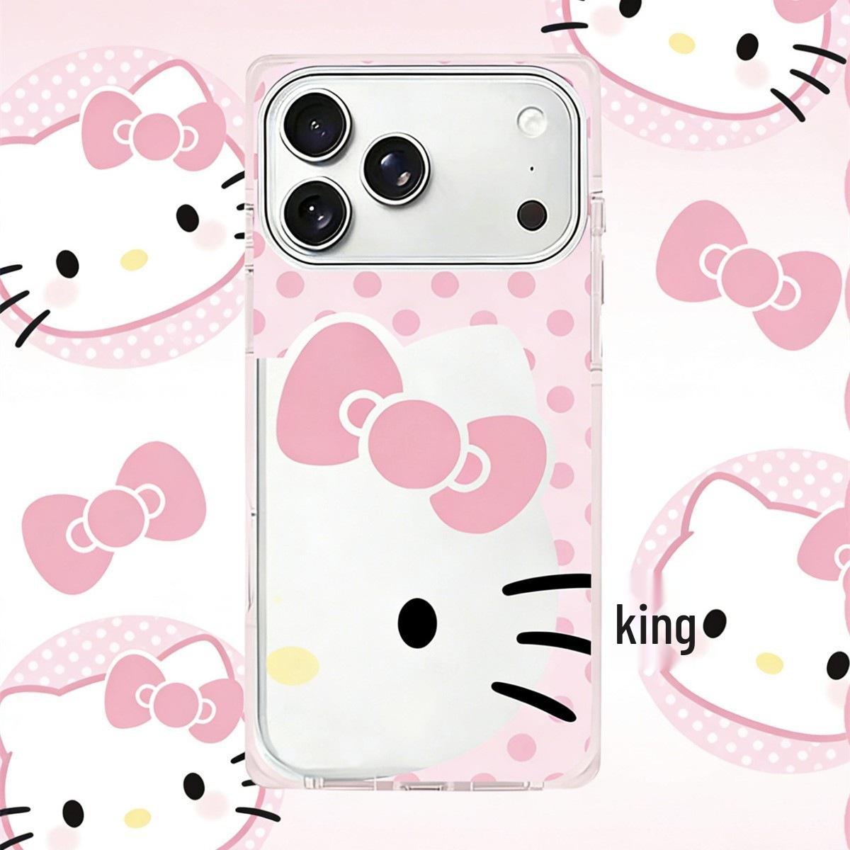 

My Melody KT Cat Crystal iPhone 15 Pro Max Anti-Fall Case iPhone 17 Pro Max