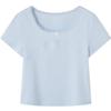 TonLion Women's Lace Short Sleeve T-Shirt