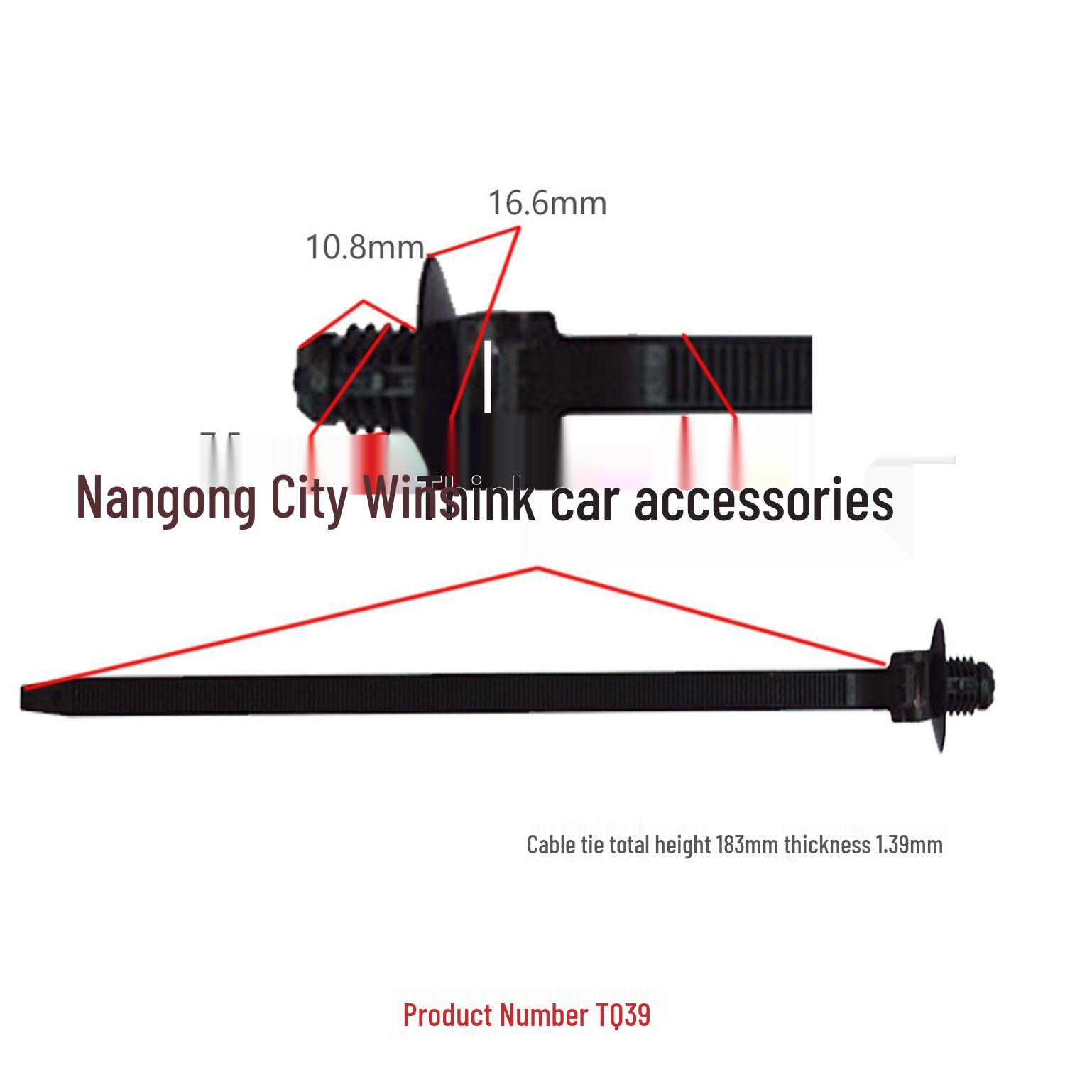 

Car Chassis Wiring Harness Kit with Trim Panel Clips and Tie Bundle 10000 Units