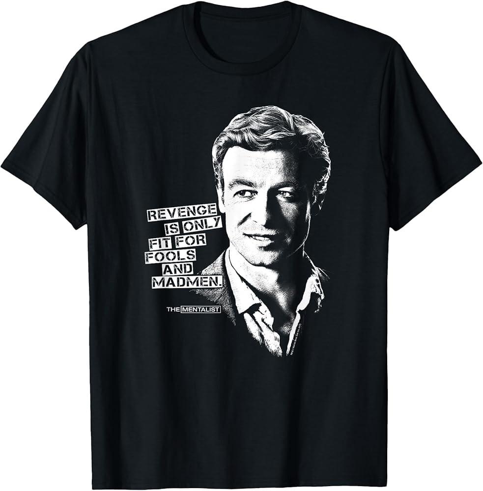 The Mentalist Revenge UnisexAdults Black TShirt Unisex T-Shirt L