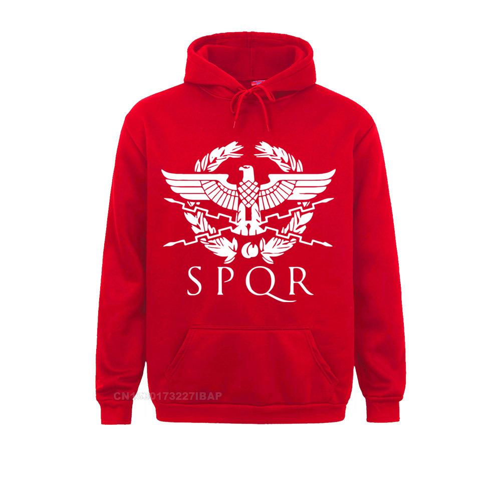 Herren Hoodie SPQR Römischer Gladiator Kaiserlicher Goldener Adler Sportbekleidung Herren Harajuku Swea Harajuku Hoodies Lässige Oberteile JackeSwea