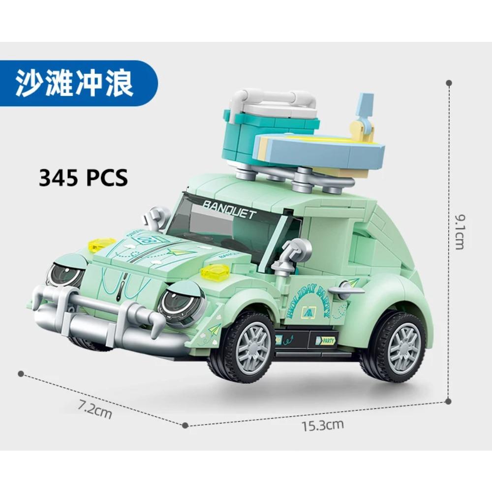 Model Mașină de Curse de Viteză în Oraș Blocuri de Construcție Cărămizi DIY MOC Jucărie Raliu Clasic Sport Vehicul Super Cursă Cadou de Crăciun tehnică
