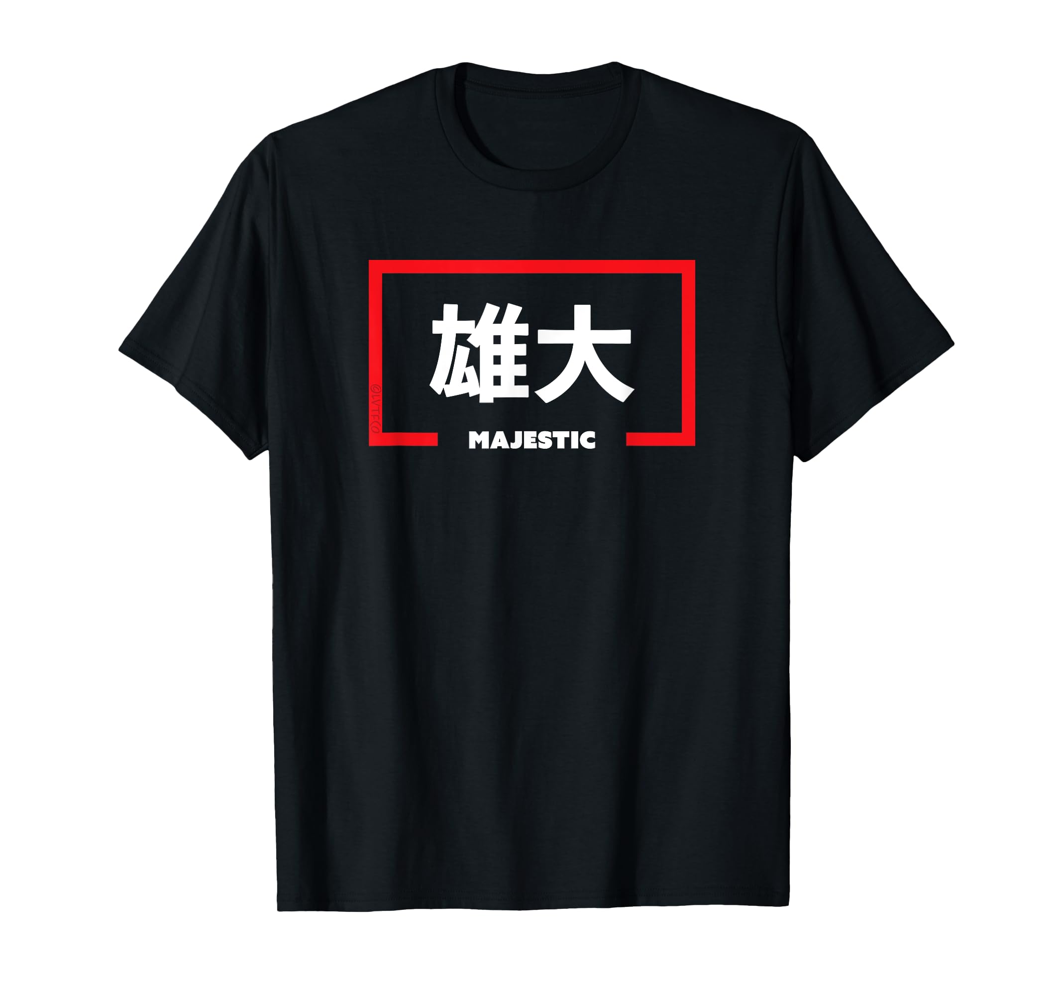 

Футболка MAJESTIC с вдохновляющими надписями на японском языке чёрный
