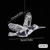 Creative Acrylic Hummingbird Wedding Transparent Crystal Bird Decoration Pendant