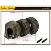 LZONE - 100% Full TITANIUM turbo heat shield T3 turbo blanket fit : t2 t25 t28 gt28 gt30 gt35 and most t3 turbo JR1303-2T/TBF03