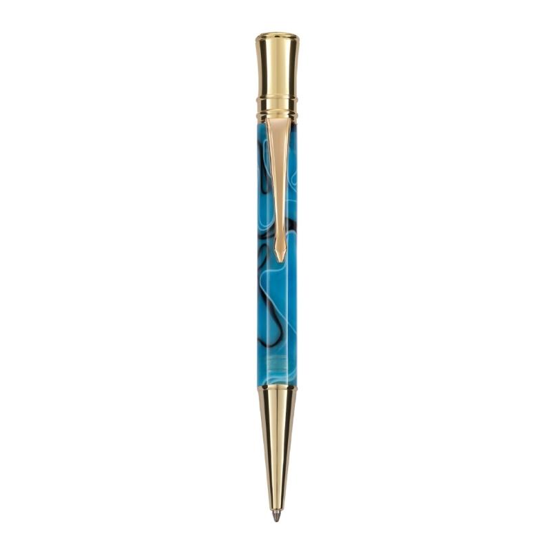 

Smooth Writing Pen Metal Ballpoint Pen 1.0mm Rotate Ballpoint Pen Stationery Pen Business Pen for School Office синій
