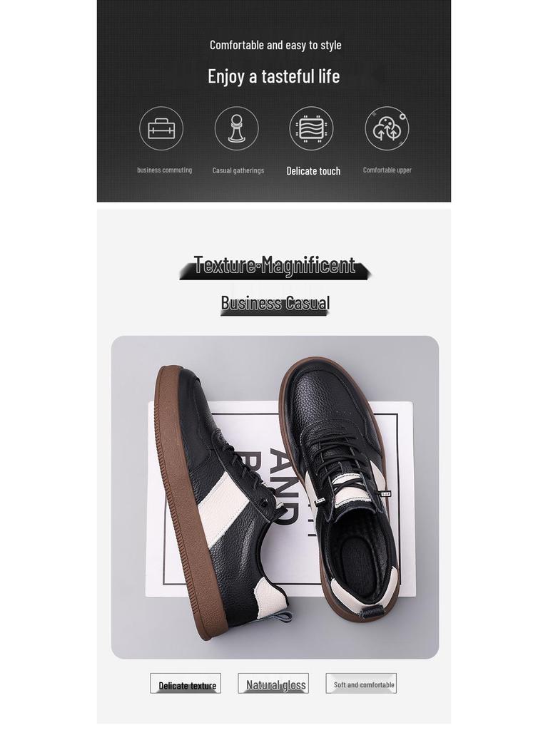 Men's 2025 Panda German Training Shoes - Forrest Gump Couple Edition, Thick-Soled, Height-Increasing, Versatile Casual Sneakers.