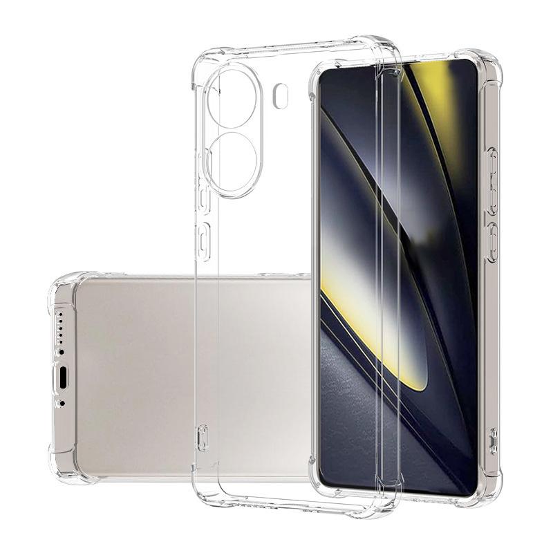 

Phone Case for Xiaomi Redmi Note 14 13 4G 12 Pro Plus 5G Shockproof Clear Silicone Bumper Transparent Slim Shell Back Cover Redmi Note 13 5G чистий