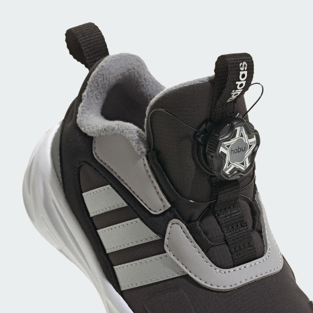 adidas Ozelle Low Top Casual Shoes Black Gray Kids'