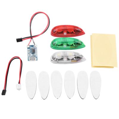 3pcsset Drone Flash LED Wireless Light for RC Fix Wing Aircraft Airplane Helicopter
