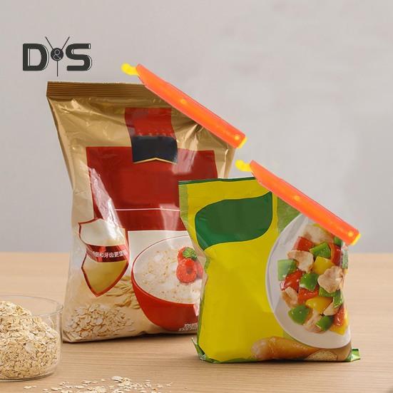 8Pcs Bag Sealer Stick Food Sealing Clamp Stay Freshness Plastic Closure Rods Eco-friendly Airtight Chip Clips Food Storage Sealers