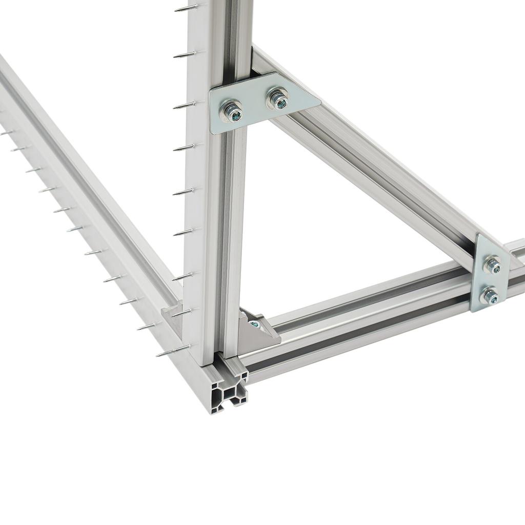 Metal Tufting Gun Frame Kit For Carpet Making Tabletop Rug Stand With G Clamps Sturdy Easy Assembly Crafting Accessories