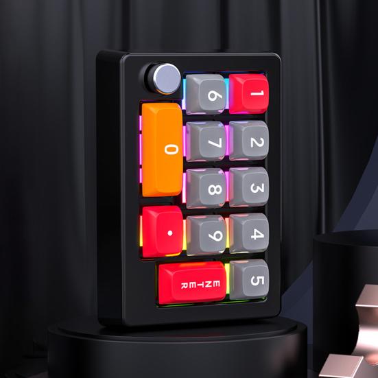 Wired External Number Keys Macro Programmable Keyboard 13 Fully Hot Swappable Mechanical Switch