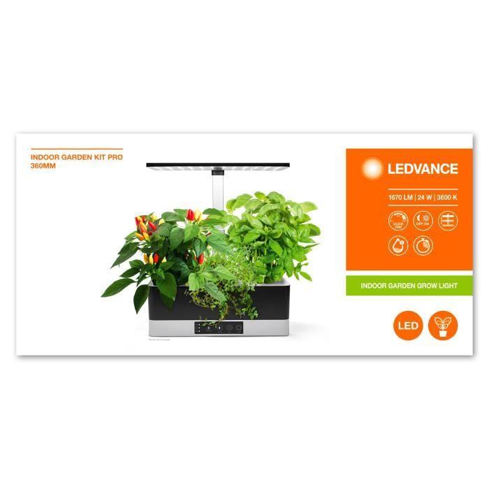 Luminaire - LEDVANCE - Indoor Garden KIT Pro 360 BK - 24 W - 220-240 V - Angle de rayonnement 110°