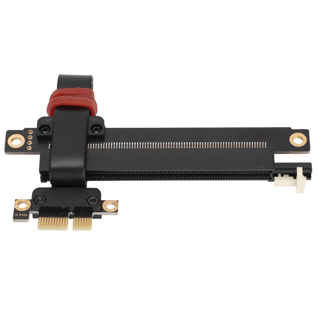 PCIe Extension Cable 20cm 32Gbps Transmission Rate PCI E 3.0 X1 Black Adapter for Graphics Card Sound Card Network