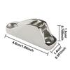 Kayak Cleat Ship Rope Clamp Non-Slip Ship Cleat Clamp for Dock Boat Fishing Marine Camping River Beach Lake Touring