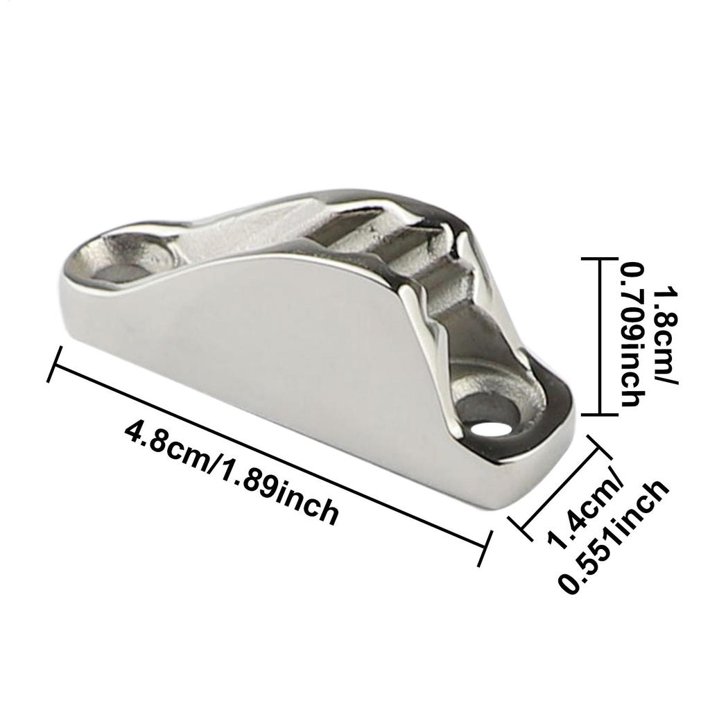 Kayak Cleat Ship Rope Clamp Non-Slip Ship Cleat Clamp for Dock Boat Fishing Marine Camping River Beach Lake Touring