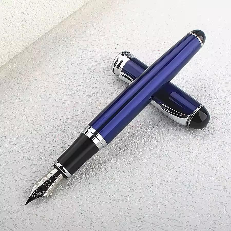 Jinhao X750 Luxury Fountain Pen Metal 0.5MM Medium Nib Calligraphy Writing Pens School Useful Office School Stationery Supplies