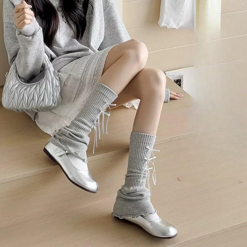 Bow Sock, Pile Sock, Thin Flared Trouser Leg Covers
