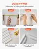 Wall Molding 6 Pack, Wainscoting Panels Kit, Lightweight Paintable Polystyrene, Easy To Install, Waterproof Accent Wall Trim for Interior Décor Living