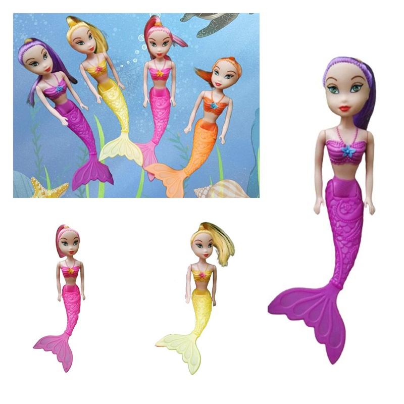 Meerjungfrauen-Puppe Mädchen Geschenk Plastikspielzeug Prinzessin Fee Kinder Kinder Spielzeug