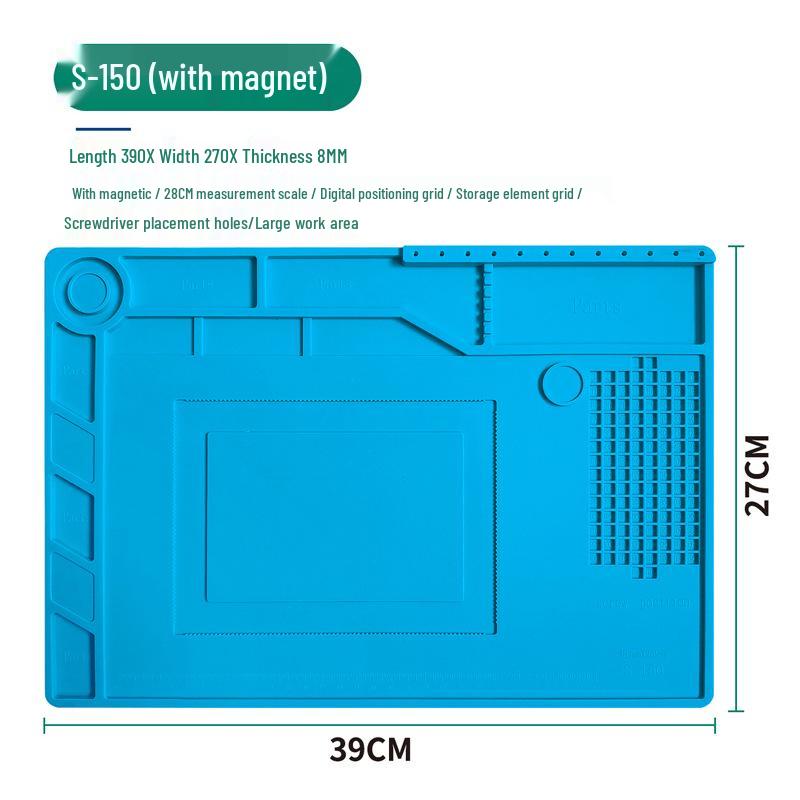 Magnetic Anti-Slip Silicone Repair Pad for Electronics