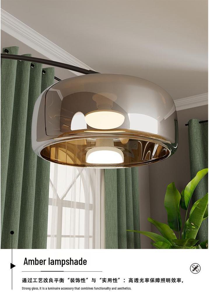 Minimalist Italian-Style Fishing Floor Lamp: Modern Luxury Bedside & Living Room Lighting