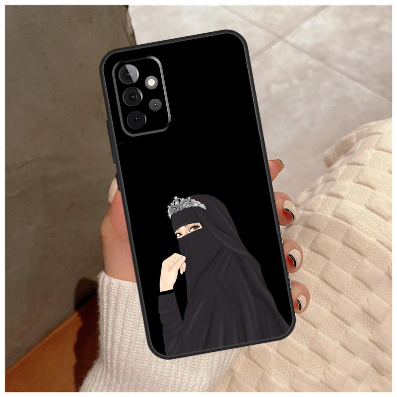 Islamic Hijab Girl Queen For Samsung Galaxy A13 A33 A53 A34 A54 A14 A15 A16 A26 A36 A56 A12 A32 A52 A06 A35 A55 Case
