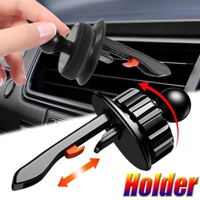 Universelle Auto-Lüftungsschlitz-Handyhalterung 7mm Kugelkopfbasis Handyhalterung Lüftungsschlitz-Clip Zubehör Feste Tragbare Halterung