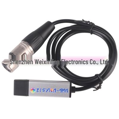 USB To DMX512 LED Stage Light Controller and Dimmer Adapter
