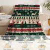 Joyful Companion, Cozy Christmas-Themed Flannel Throw Blanket - Soft, Lightweight & Warm for All Seasons - Perfect for Bed, Sofa
