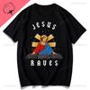 DJ Jesus Raves T Shirt Unisex Adult Unisexs Womens Gift Cool Music Fashion Top Cotton Oneck Classic Vintage  Clothes Retro Tee