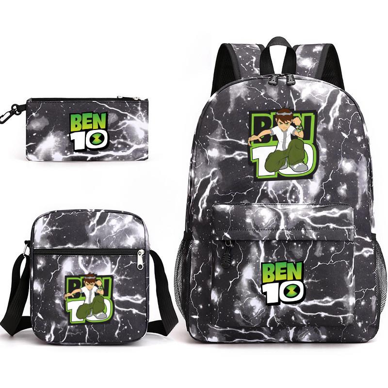 10 Ben Children Backpack Cartoon Design Canvas School Bag  Student Traveling